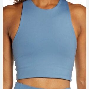 Girlfriend Collective Blue Sports Bra